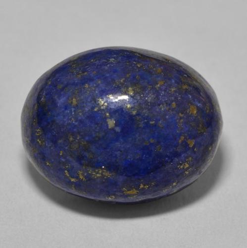 18.38ct Naturale Blu scuro Lapislazzulo, Ovale, Opaco