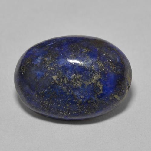 12.73ct Naturale Blu scuro Lapislazzulo, Ovale, Opaco
