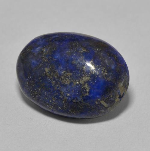 Lapislazzulo Blu scuro naturale da 12.73 ct, Ovale, Opaco