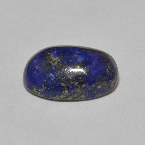 Lapislazzuli naturale blu da 6,77 ct, taglio ovale, opaco