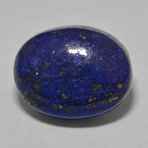 17.71ct Naturale Blu scuro Lapislazzulo, Ovale, Opaco