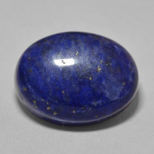13.60ct Naturale Blu molto profondo Lapislazzulo, Ovale, Opaco