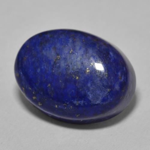 Lapislazzulo Blu molto profondo naturale da 13.60 ct, Ovale, Opaco