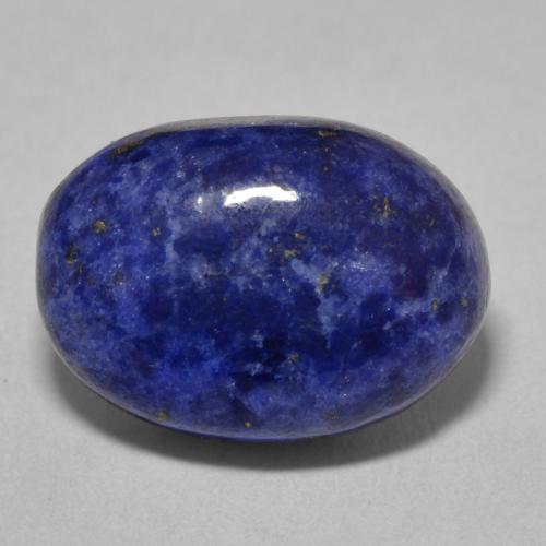 9.50ct Naturale Blu scuro Lapislazzulo, Ovale, Opaco