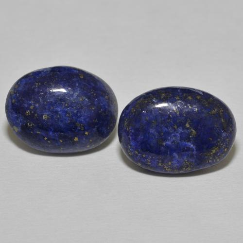 19.30ctw Naturale Blu scuro Lapislazzulo, Ovale, Opaco