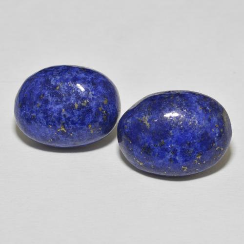 23.64ctw Naturale Blu acceso Lapislazzulo, Ovale, Opaco