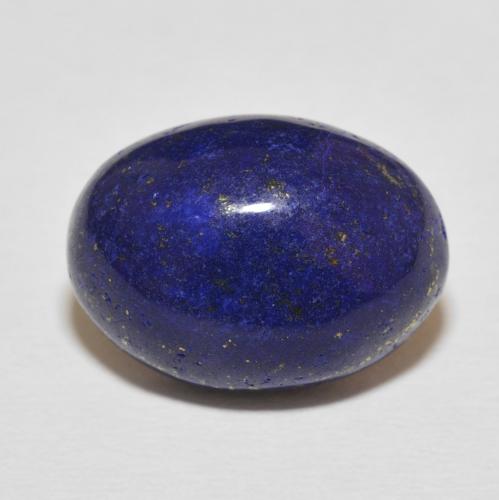 12.58ct Naturale Blu molto profondo Lapislazzulo, Ovale, Opaco