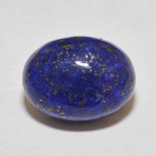 17.33ct Naturale Blu scuro Lapislazzulo, Ovale, Opaco