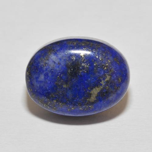 15.82ct Naturale Blu molto profondo Lapislazzulo, Ovale, Opaco