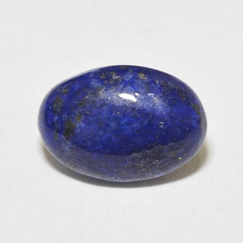 5.00ct Naturale Blu scuro Lapislazzulo, Ovale, Opaco