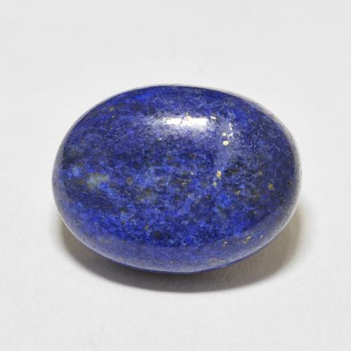 17.44ct Naturale Blu scuro Lapislazzulo, Ovale, Opaco