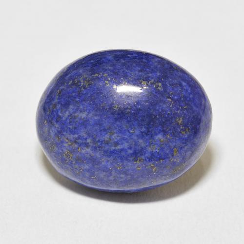15.26ct Naturale Blu Egiziano Profondo Lapislazzulo, Ovale, Opaco