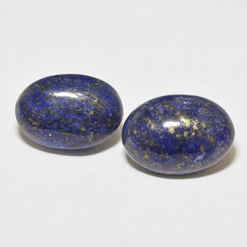 19.43ctw Naturale Blu scuro Lapislazzulo, Ovale, Opaco