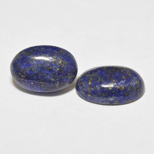 Gemme di Lapislazzulo Blu scuro naturale da 19.43 ct, Ovale, Opaco