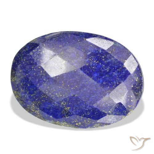 Lapislazzulo Blu Egiziano Profondo naturale da 54.26 ct, Ovale, Opaco