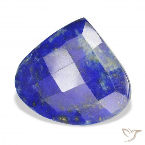 Lapislazzulo Blu scuro naturale da 22.58 ct, Forma a pera, Opaco