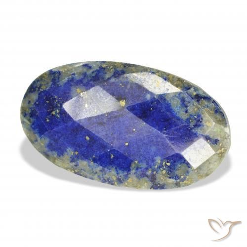 Lapislazzulo Blu navy naturale da 31.34 ct, Ovale, Opaco