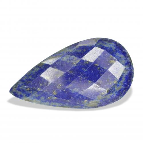 Lapislazzulo Blu scuro naturale da 30.75 ct, Forma a pera, Opaco