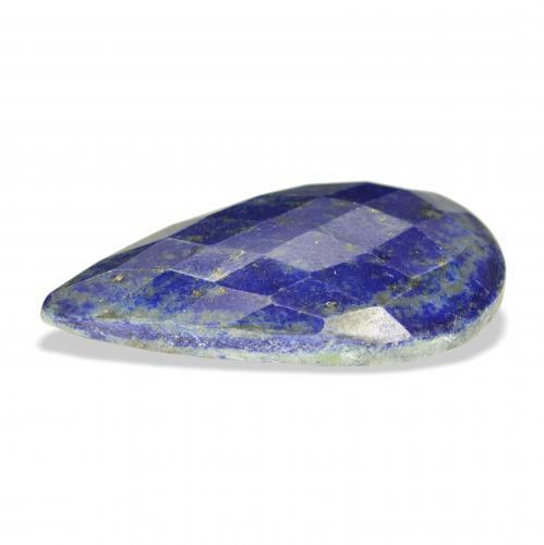 Lapislazzulo Blu scuro naturale da 30.75 ct, Forma a pera, Opaco