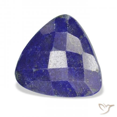 Lapislazzulo Blu Egiziano Profondo naturale da 16.13 ct, Taglio trillion, Opaco