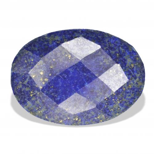25.54ct Naturale Blu navy Lapislazzulo, Ovale, Opaco