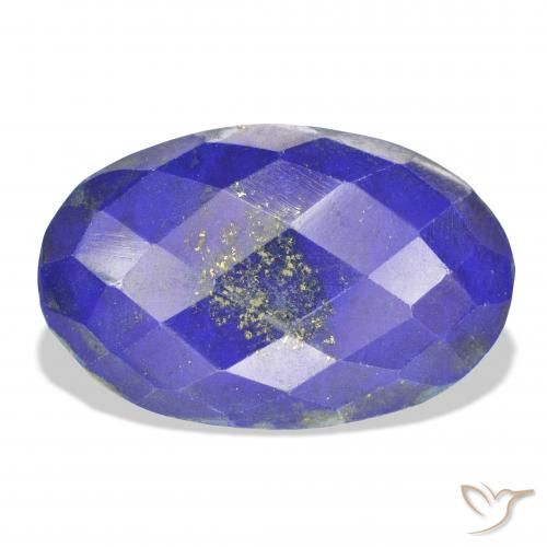 19.90ct Naturale Blu Egiziano Profondo Lapislazzulo, Ovale, Opaco