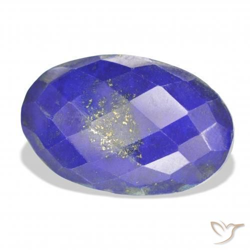 Lapislazzulo Blu Egiziano Profondo naturale da 19.90 ct, Ovale, Opaco