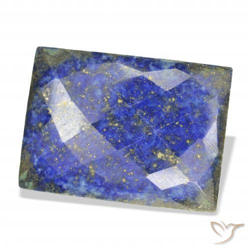 Lapislazzulo Blu scuro naturale da 55.15 ct, Taglio a baguette, Opaco
