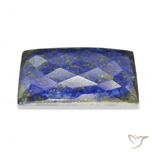 Lapislazzulo Blu scuro naturale da 55.15 ct, Taglio a baguette, Opaco