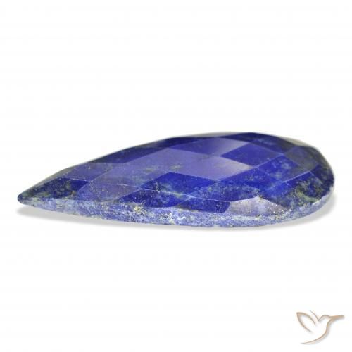 Lapislazzulo Blu scuro naturale da 37.94 ct, Forma a pera, Opaco