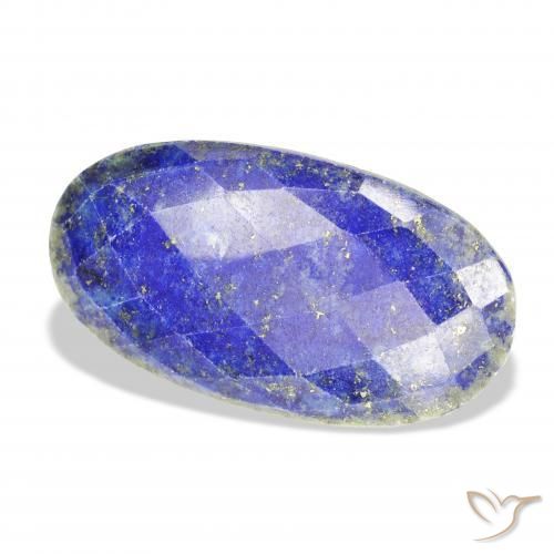 Lapislazzulo Blu medio naturale da 51.75 ct, Ovale, Opaco