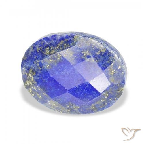 Lapislazzulo Blu acceso naturale da 19.70 ct, Ovale, Opaco