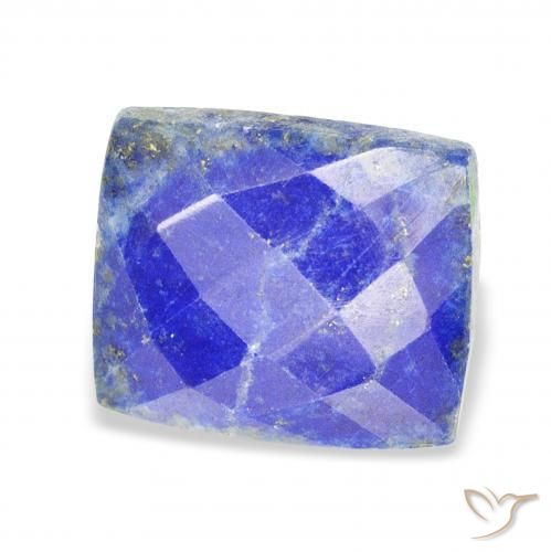 Lapislazzulo Blu acceso naturale da 17.21 ct, Taglio a baguette, Opaco