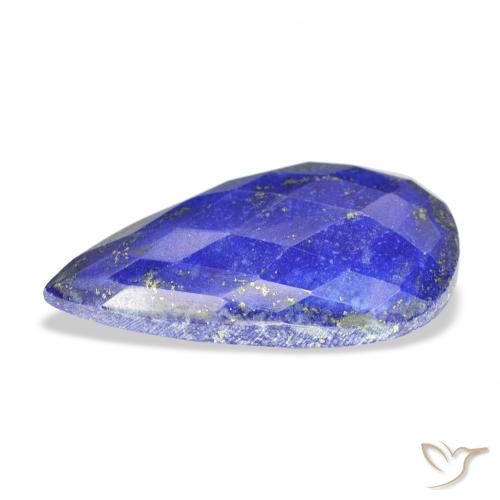 Lapislazzulo Blu medio naturale da 26.02 ct, Forma a pera, Opaco