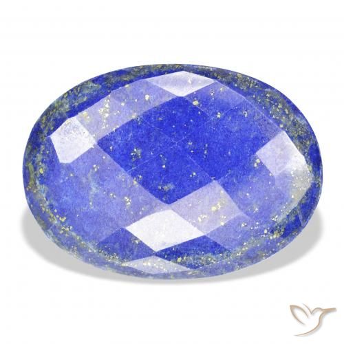 51.42ct Naturale Blu acceso Lapislazzulo, Ovale, Opaco