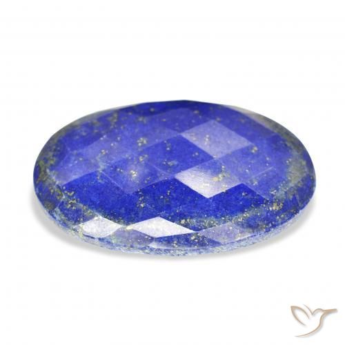 Lapislazzulo Blu acceso naturale da 51.42 ct, Ovale, Opaco