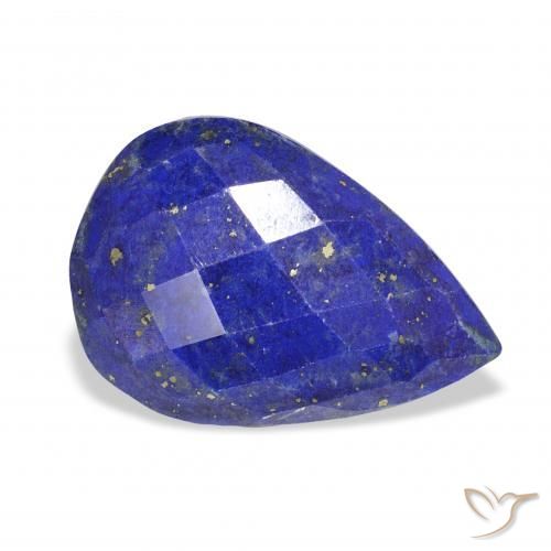 Lapislazzulo Blu navy naturale da 14.18 ct, Forma a pera, Opaco