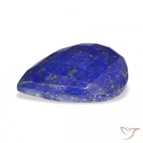 Lapislazzulo Blu navy naturale da 14.18 ct, Forma a pera, Opaco
