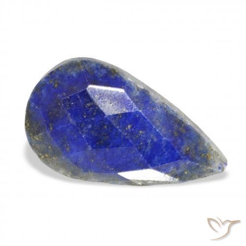 Lapislazzulo Blu scuro naturale da 18.64 ct, Forma a pera, Opaco