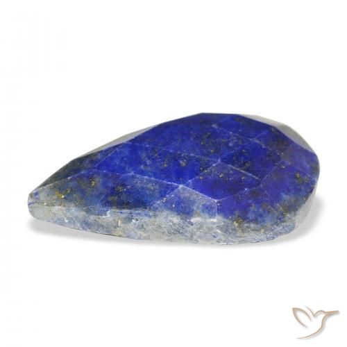 Lapislazzulo Blu scuro naturale da 18.64 ct, Forma a pera, Opaco