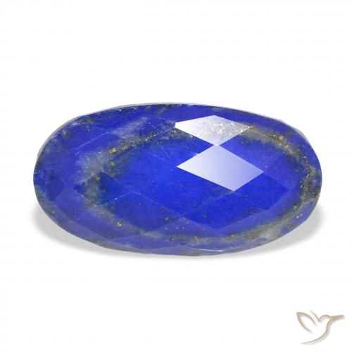 15.03ct Naturale Blu profondo azzurro Lapislazzulo, Ovale, Opaco