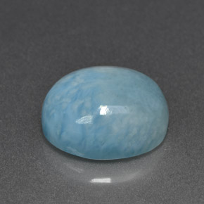 Larimar Blu naturale da 5.81 ct, Taglio ovale, Opaco