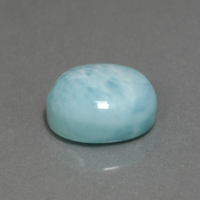 Larimar Blu naturale da 4.73 ct, Taglio ovale, Opaco