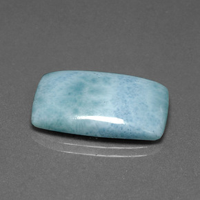 Larimar Azzurro cielo chiaro naturale da 13.34 ct, Taglio a cuscino, Opaco