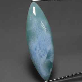 Larimar naturale blu da 7,63 ct, marchesa, opaco