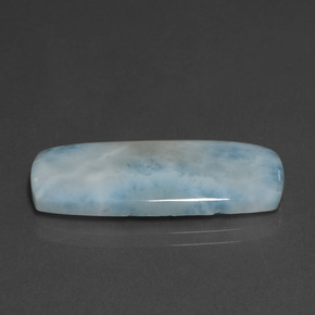 Larimar Blu naturale da 13.16 ct, Taglio a cuscino, Opaco