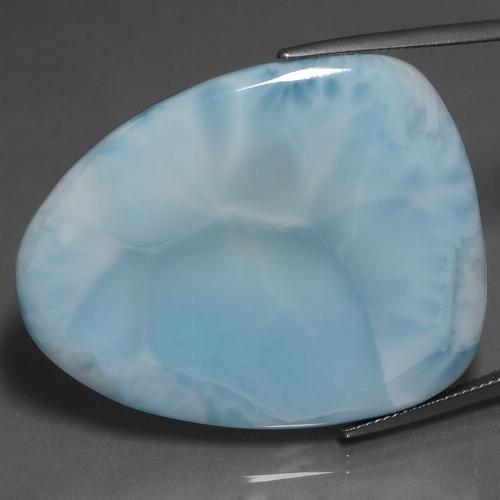 Larimar Bambina blu naturale da 64.62 ct, Forma fantasia, Opaco
