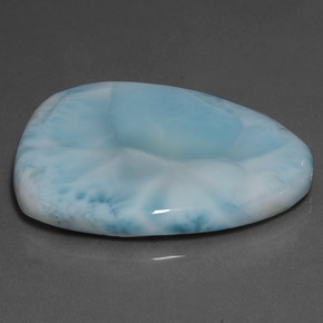 Larimar Bambina blu naturale da 64.62 ct, Forma fantasia, Opaco