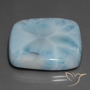 Larimar Azzurro naturale da 58.94 ct, Cuscino, Opaco