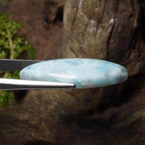 Larimar Azzurro naturale da 29.71 ct, Taglio marquise, Opaco